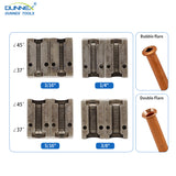 Automotive brake tube flaring tool kit