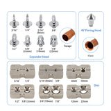 Hydraulic flaring and expanding tool kit
